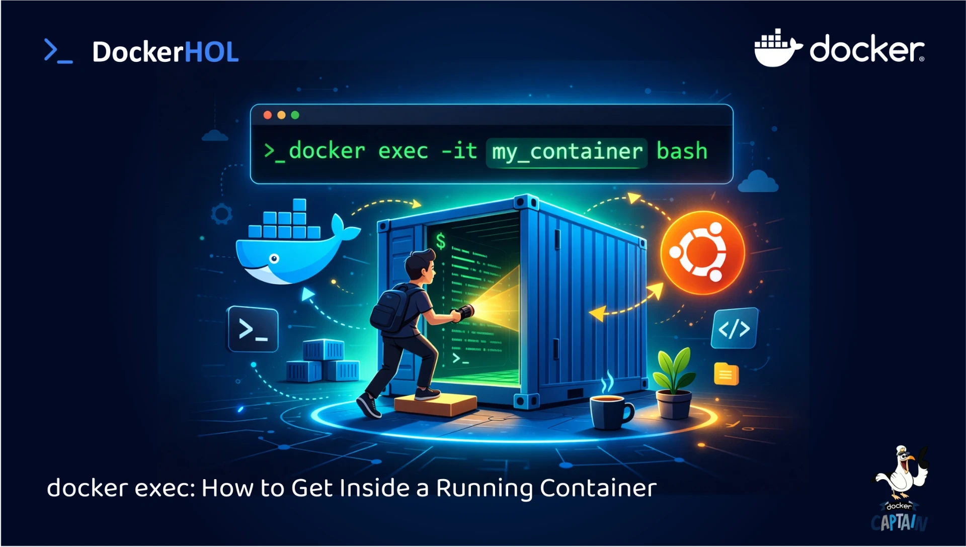 Docker exec: How to Get Inside a Running Container | Docker HOL