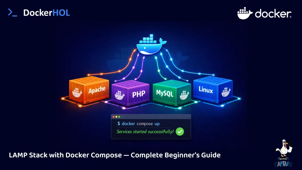 LAMP Stack with Docker Compose — Complete Beginner's Guide | Docker HOL