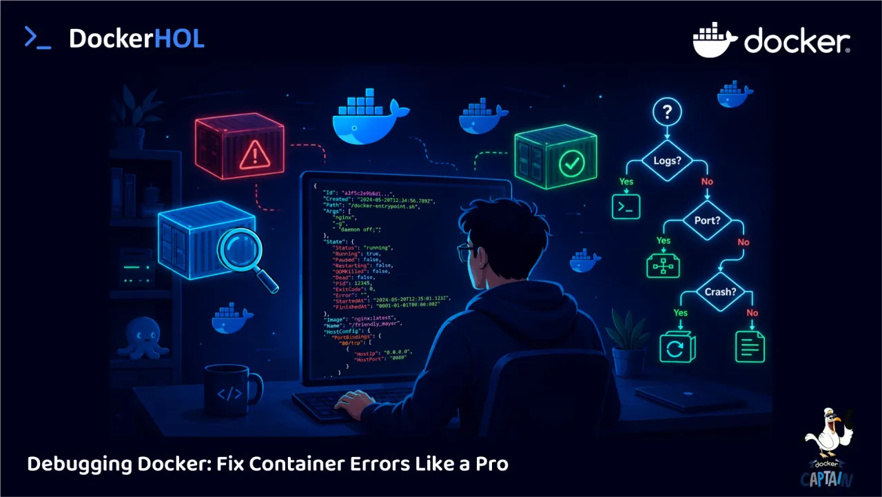Debugging Docker: Fix Container Errors Like a Pro | Docker HOL